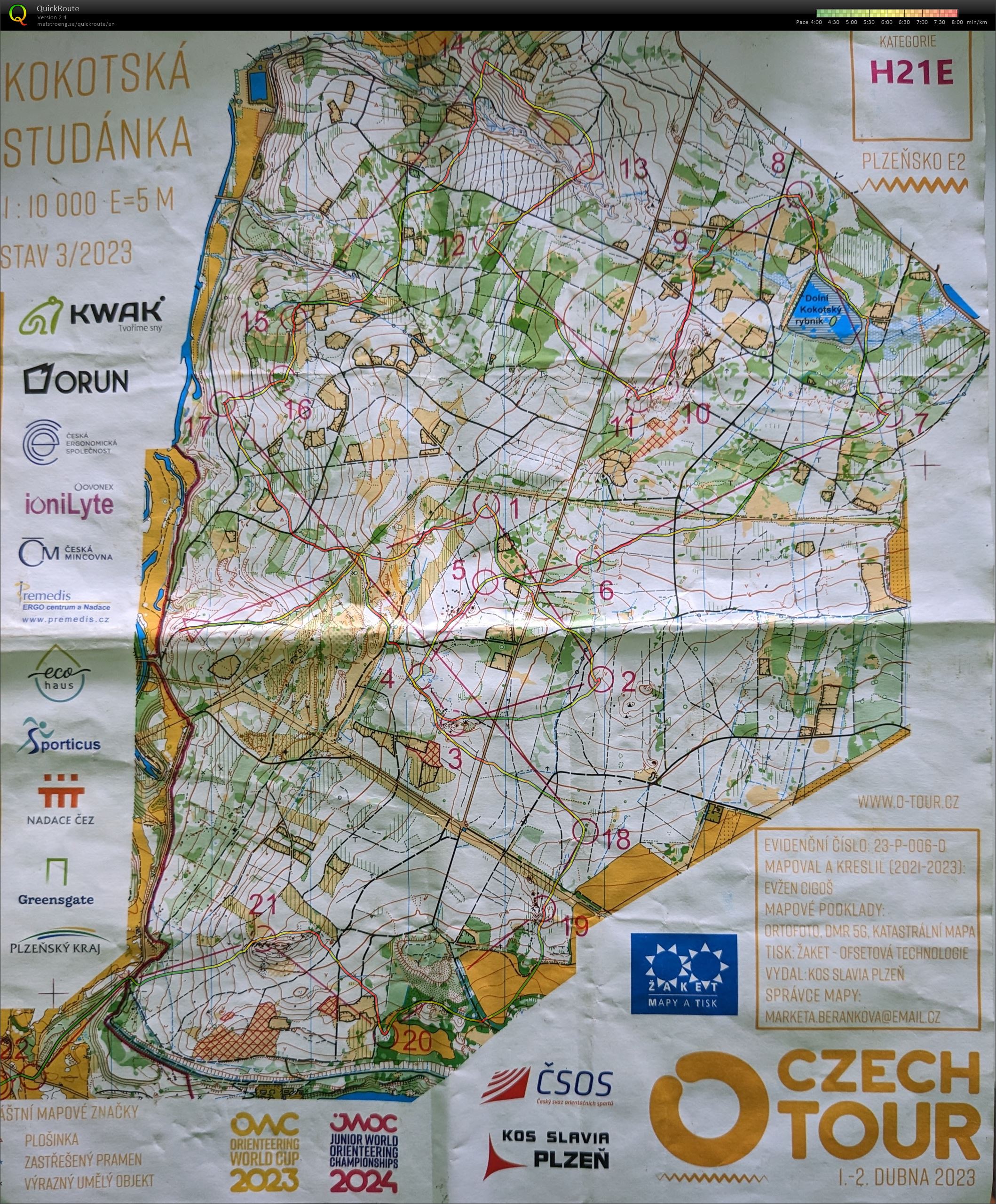 Czech O-tour E2 (02.04.2023)
